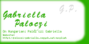 gabriella paloczi business card